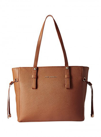 Polyester Blend Handbag LWHB02067TAN Brown