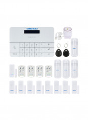 Home House Security Burglar Intruder System Auto Dialer white