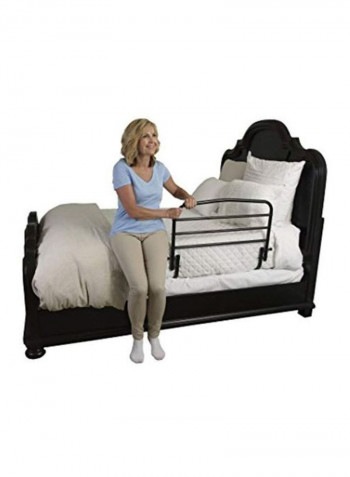 Safety Bed Railing Black