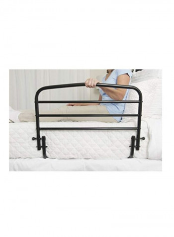 Safety Bed Railing Black