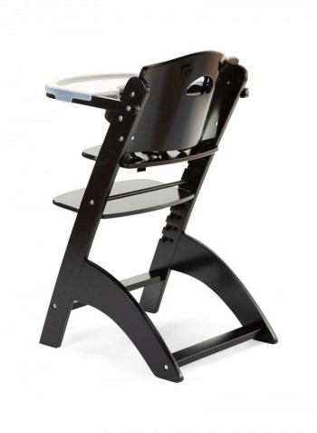 Lambda 3 Baby High Chair - Black/White