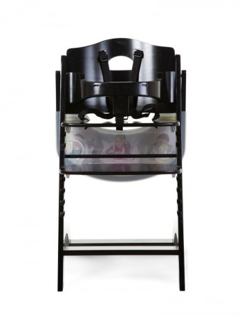 Lambda 3 Baby High Chair - Black/White