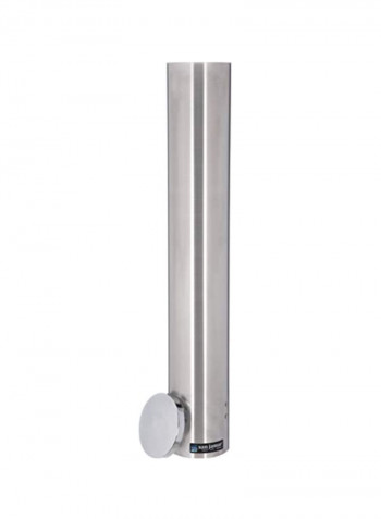 Beverage Cup Dispenser Silver 24.5x4.5x4.5inch