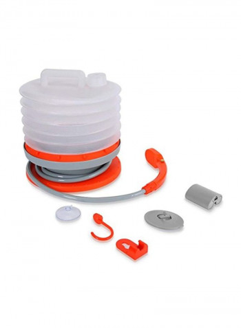Portable Shower Sprayer White/Grey/Orange