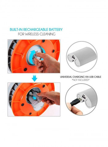 Portable Shower Sprayer White/Grey/Orange