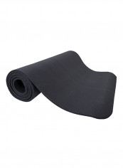 Black Extra Thick High Density Exercise/Yoga Mat 24X68X0.4inch