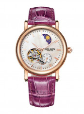 Women's Leather Analog Watch LEN67901
