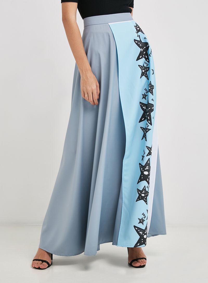 Starry Skirt Blue-grey