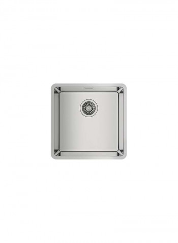 Be Linea Rs15 40.40 Undermount Stainless Steel Sink With One Bowl Silver 440x440x200mmmm
