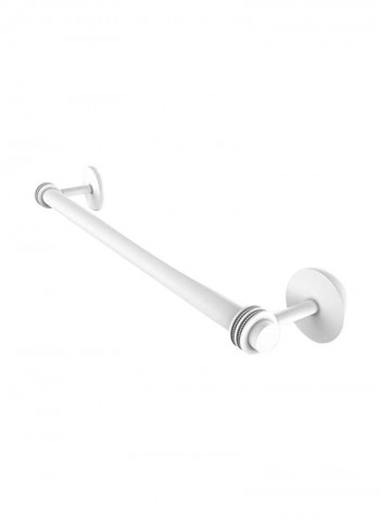 Satellite Orbit Two Collection Towel Bar Matte White 36inch