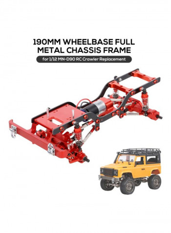 Replacement Metal Wheelbase Chassis Frame With For 1/12 RC Crawler Car