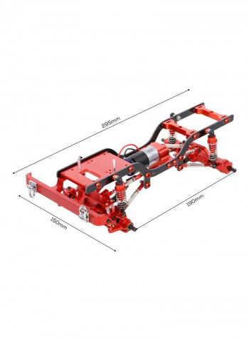 Replacement Metal Wheelbase Chassis Frame With For 1/12 RC Crawler Car