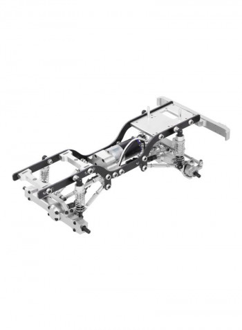 Replacement Metal Wheelbase Chassis Frame With Tires For 1/12 RC Crawler Car