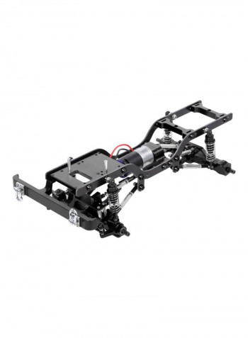 Replacement Metal Wheelbase Chassis Frame With Tires For 1/12 RC Crawler Car
