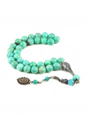 Islamic Prayer Beads Sebha Natural Amazonite