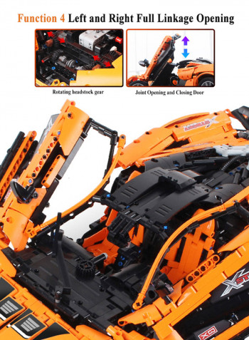 Porsche 911 GT3 RS 1/8 Sport Car Model Building Blocks Bricks Toy 62cm