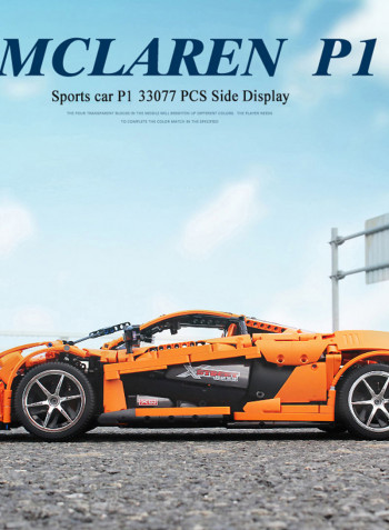 Porsche 911 GT3 RS 1/8 Sport Car Model Building Blocks Bricks Toy 62cm