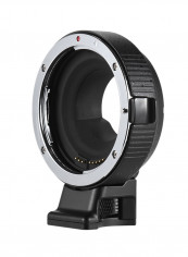 Electronic Lens Mount Adapter Ring For DSLR Lens Black