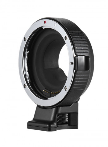 Electronic Lens Mount Adapter Ring For DSLR Lens Black