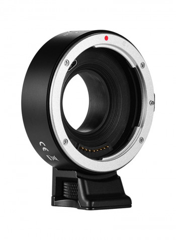 Electronic Lens Mount Adapter Ring For DSLR Lens Black