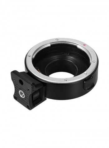 Electronic Lens Mount Adapter Ring For DSLR Lens Black