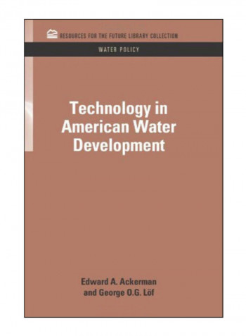 Technology In American Water Development Hardcover 1st