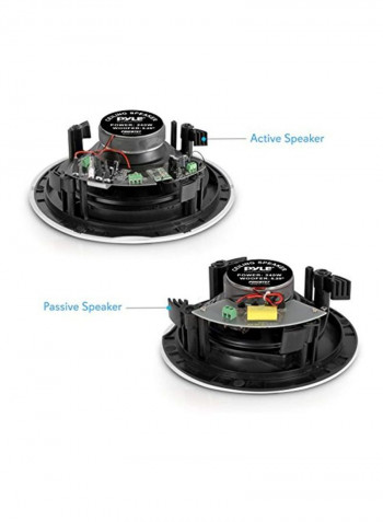 Bluetooth Ceiling/Wall Speaker Kit 5.25inch White/Black