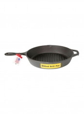 Logic Cast Iron Grill Pan Black 10.25inch