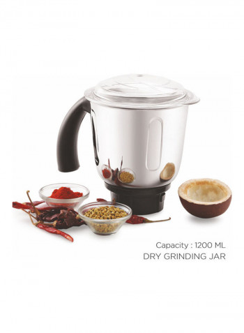 Cyclone Mixer Grinder with Jars B219-Black/Silver Glossy Black/Silver
