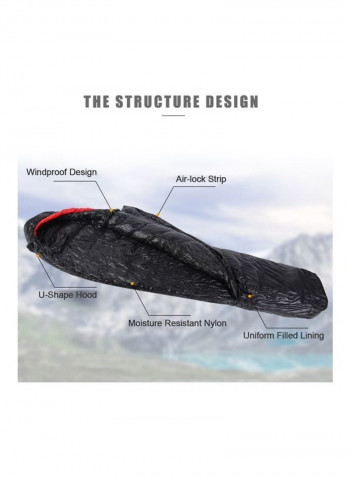 Outdoor Thermal Lightweight Sleeping Bag 43x20x20cm