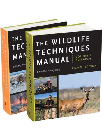 The Wildlife Techniques Manual: Volume 1: Research. Volume 2: Management. Hardcover English
