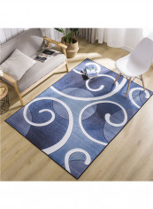Pattern Printed Anti-Skid Carpet Multicolour 160x230centimeter