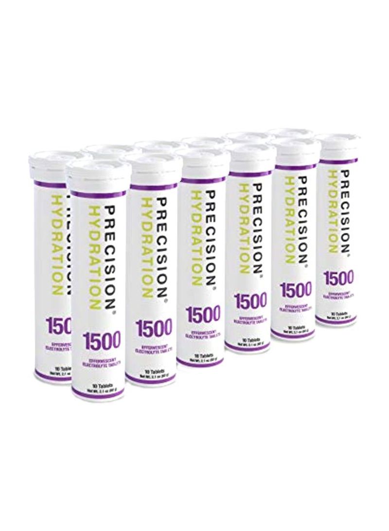 Pack Of 12 1500 Effervescent Electrolyte - 1200 Tablets