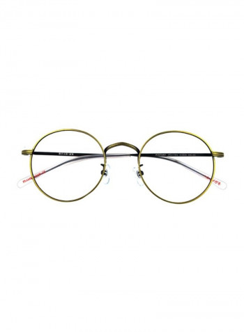 Round Eyeglasses - Lens Size: 51 mm للرجال