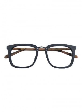 Men's Square Eyeglasses - Lens Size: 52 mm