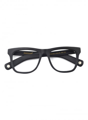 Men's Square Eyeglasses - Lens Size: 54 mm