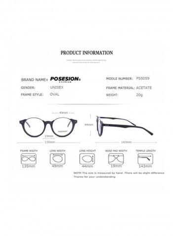 Round Eyeglasses Frame