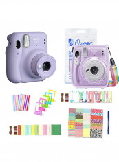Fujifilm Instax Mini 11 Instant Camera With Transparent Case And Accessories Set