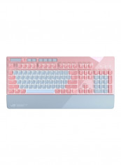 Rog Strix Flare Limited Edition Mechanical Gaming Keyboard With Switches,  Customizable Badge, Usb Pass Through And Media Controls