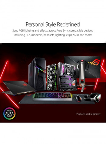 Rog Strix Flare Limited Edition Mechanical Gaming Keyboard With Switches,  Customizable Badge, Usb Pass Through And Media Controls