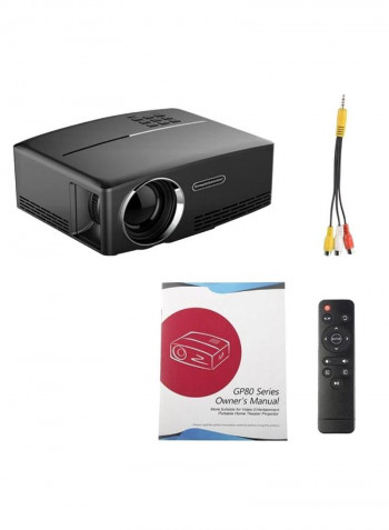 Mini Portable VGA HDMI Beamer Projector XD127602 Black