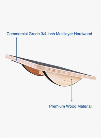 Professional Wooden Balance Board 3.7X17.6X13.6inch