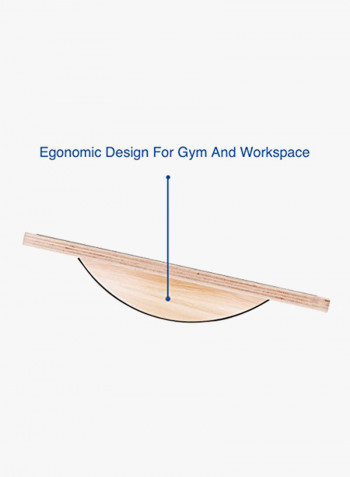 Professional Wooden Balance Board 3.7X17.6X13.6inch