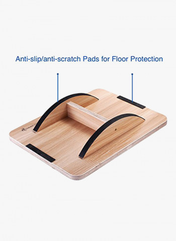 Professional Wooden Balance Board 3.7X17.6X13.6inch
