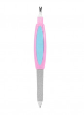 Dead Skin Remover Cuticle Nail File Silver/Pink/Blue