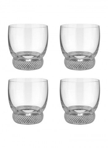4-Piece Octavie Tumbler Set Clear 360ml