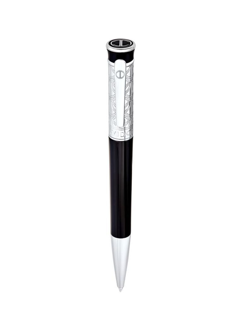 Zino Collection SS Chrome Ballpoint Pen Black