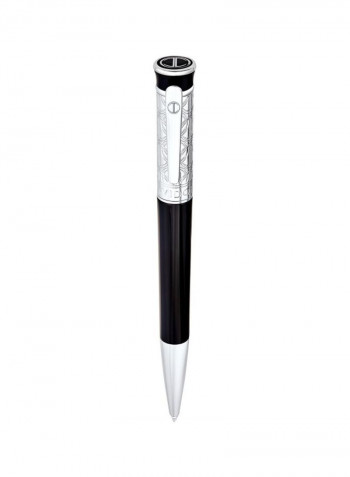 Zino Collection SS Chrome Ballpoint Pen Black
