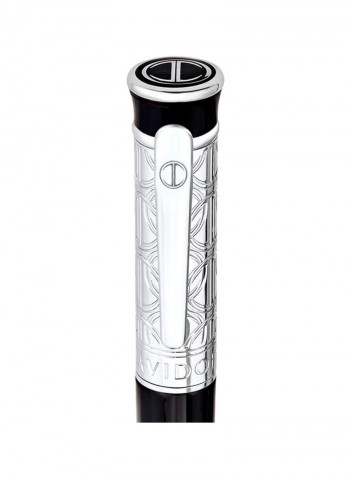 Zino Collection SS Chrome Ballpoint Pen Black