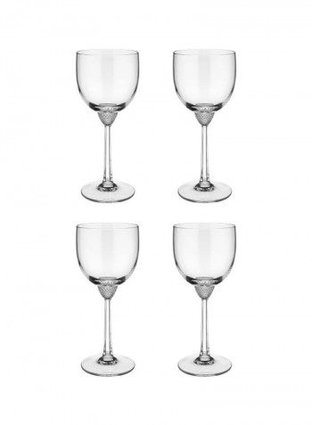 4-Piece Octavie Juice Goblets Clear 280ml